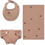 Set nurserie pour poupe rose, rouge, vert