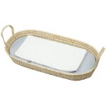 Set panier � langer : panier + matelas + drap - housse + tapis de change jeanne gris