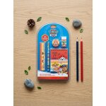 Set papeterie pat' patrouille ryder enfant bleu et rouge