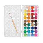Set de peinture aquarelle portable 36 couleurs lavables multicolor