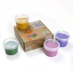 Set de peinture � doigts luka vegan naturelle et bio multicolore