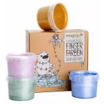Set de peinture aux doigts scintillante - mika multi - coloured