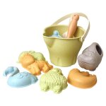 Set de plage & jardin animaux - 10 pièces en paille de blé multicolore Set de plage & jardin animaux - 10 pièces en paille de blé multicolore