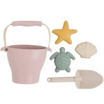 Set de plage rose (5 pi�ces) rose, jaune, vert