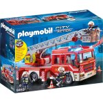 Set de : pompiers avec coussin de sauvetage + camion de pompiers avec �chelle pivotante 9463 - 71465 ...