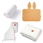 Set mon premier lit sidonia sidonia, beige, cru, blanc