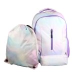 Set de sac � dos, sac gym et trousse bagtrotter tie and dye multicolore