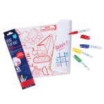 Set en silicone  colorier rversible - mini construction multi - coloured