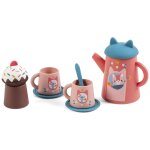 Set de th� pour le bain rose, bleu, marron