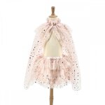 Set tutu & cape loane poudr� rose poudr� et dor�