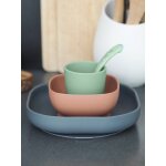 Set vaisselle 4 pi�ces silicone bleu