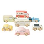Set de voitures vintage beige Set de voitures vintage beige