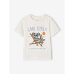 T - shirt animal ludique gar�on vanille