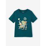 T - shirt animal ludique gar�on vert