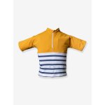 T - shirt anti - noyade enfant - 2 / 3 ans manches longues, 4 / 5 ans manches courtes jaune