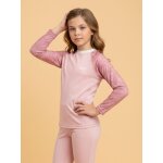 T - shirt anti - uv fille : lily - rose rose clair