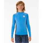 T - shirt anti - uv icons � manches longues gar�on gomme bleue