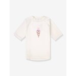 T - shirt anti - uv manches courtes blanc