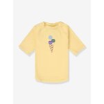 T - shirt anti - uv manches courtes jaune