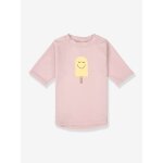 T - shirt anti - uv manches courtes rose