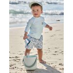 T - shirt de bain anti - uv gar�on petit matelot bleu ciel