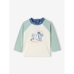T - shirt b�b� anti uv vert sauge