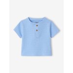 T - shirt b�b� coton bio bleu