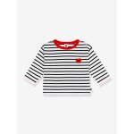 T - shirt b�b� coton manches longues �cru