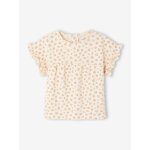T - shirt b�b� fille fantaisie �cru