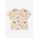 T - shirt b�b� gar�on imprim� vanille