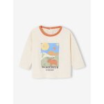 T - shirt b�b� gar�on manches longues �cru