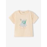 T - shirt b�b� gar�on motif animalier �cru