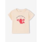 T - shirt b�b� gar�on motif animalier vanille