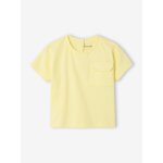 T - shirt bébé manches courtes jaune fluo T - shirt bébé manches courtes jaune fluo