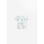 T - shirt b�b� � manches courtes patroika ecru