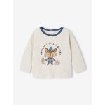 T - shirt bébé manches longues beige chiné T - shirt bébé manches longues beige chiné