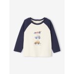 T - shirt bb manches longues avec imprim plac devant marine