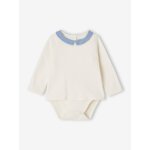 T - shirt body col fantaisie bb personnalisable cru