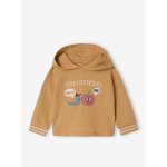 T - shirt � capuche manches longues b�b� gar�on ocre