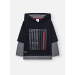 T - shirt a capuche noir
