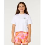 T - shirt catalina island crop fille white