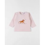 T - shirt cheval jersey rose