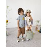 T - shirt citron bleu enfant little gang l�ssig bleu ciel