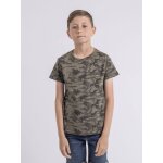T - shirt col rond nilimour garon kaki