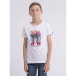 T - shirt col rond nipagolo garon blanc