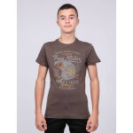 T - shirt col rond pur coton jordy garon kaki