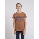 T - shirt col rond pur coton joultix garçon cognac T - shirt col rond pur coton joultix garçon cognac
