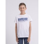 T - shirt col rond pur coton notelox gar�on blanc