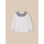 T - shirt col en tissu liberty b�b� - coton biologique liberty annie & may