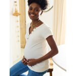 T - shirt col tunisien grossesse �cru